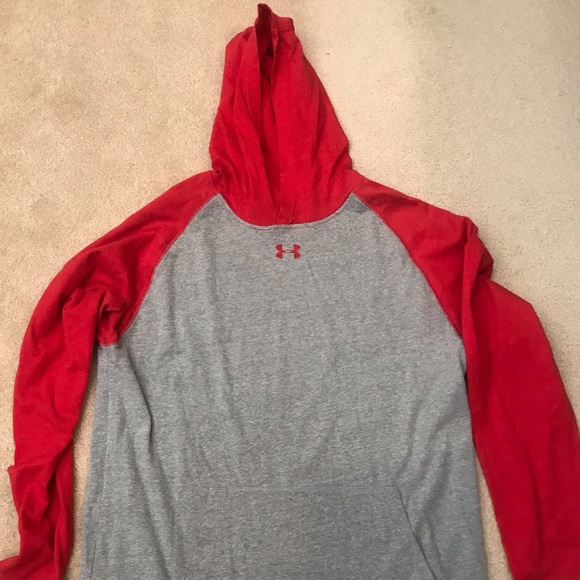Under Armour, multi colored , XL unisex hooded shirt with front pocket - Picture 1 of 7